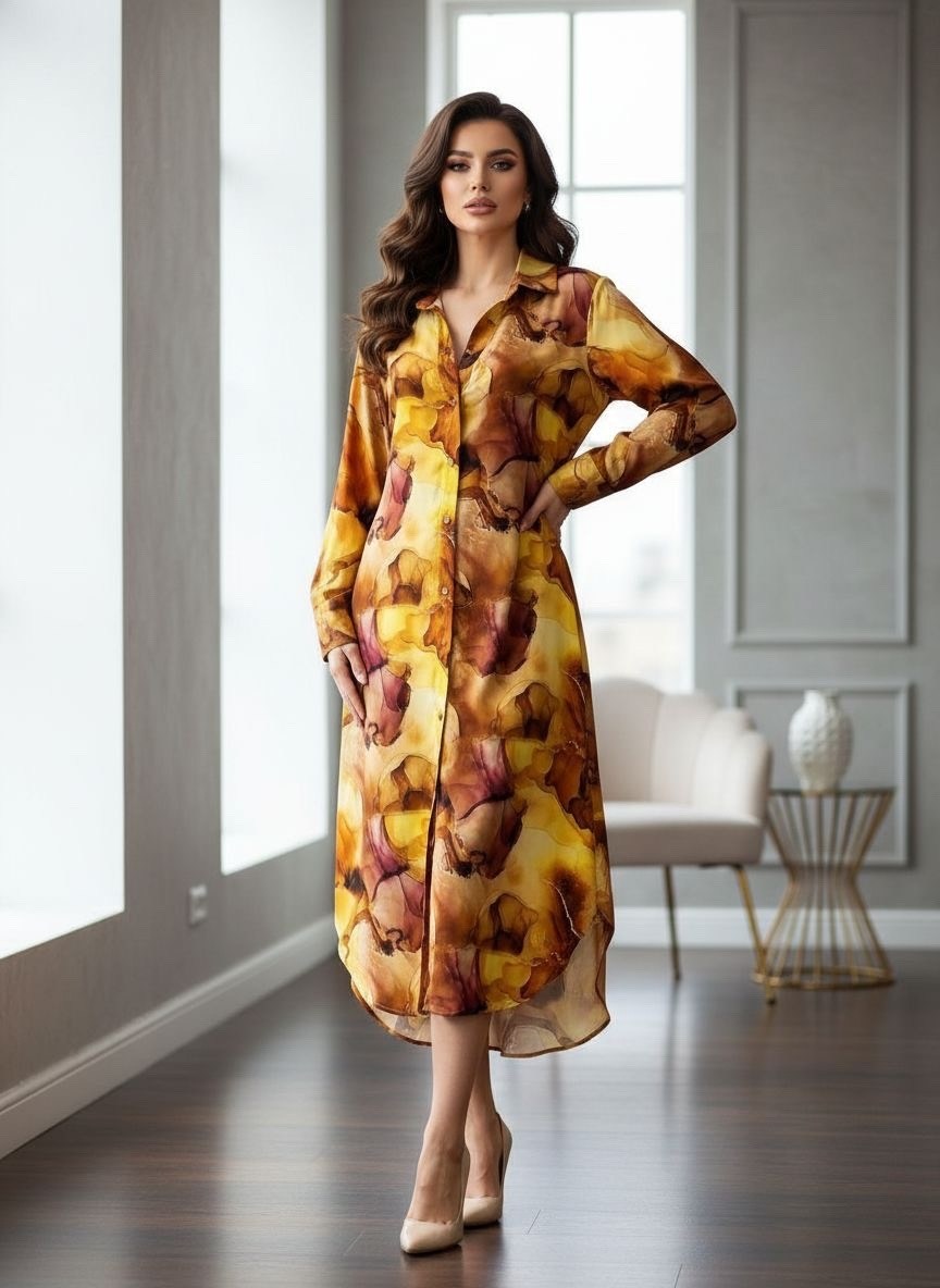 женское платье,шелковое платье,свободное платье,женская туника,платье миди