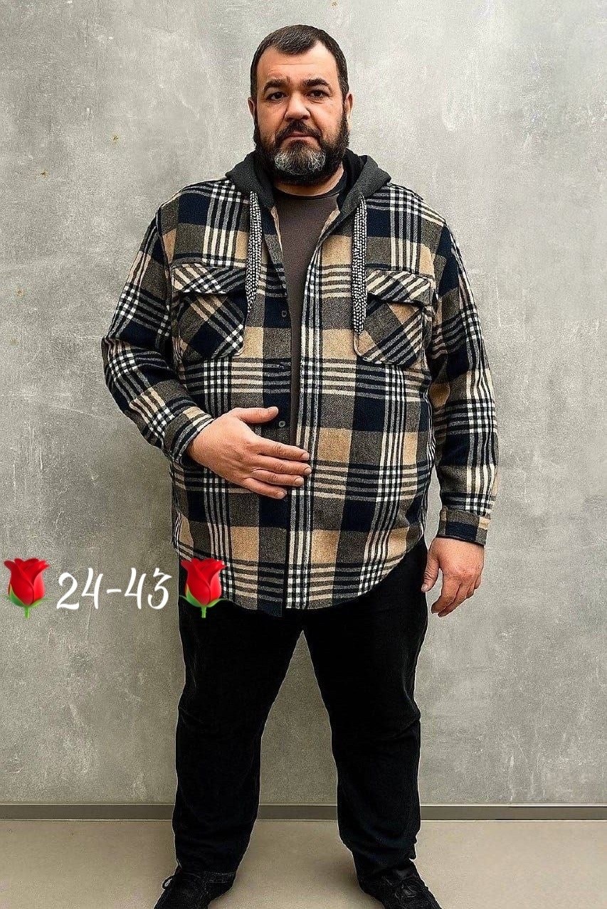 рубашка в клетку теплая с капюшоном,рубашка с капюшоном,рубашка теплая на флисе,рубашка в клетку с капюшоном,рубашка мужская с капюшоном