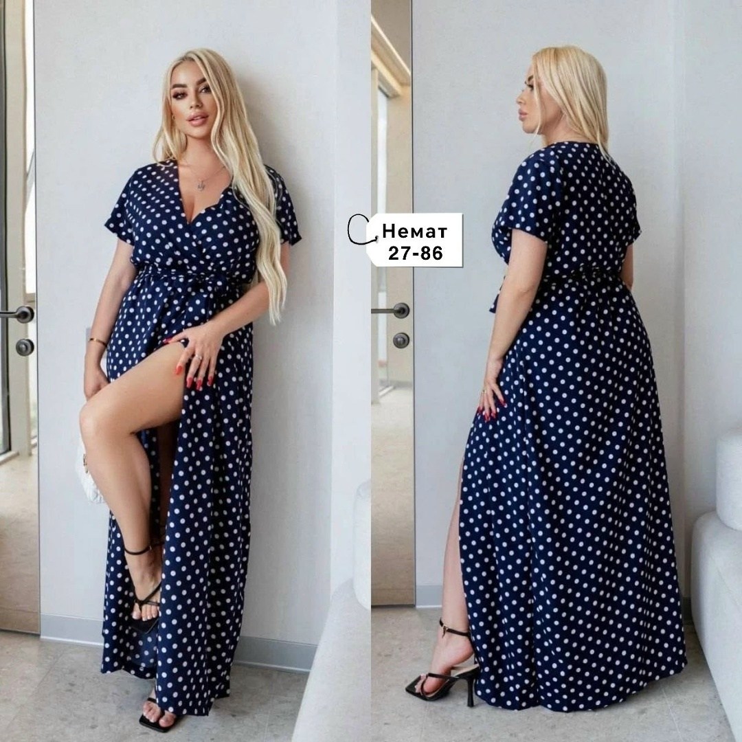 летнее платье в горошек,платье большие размеры,длинное платье летнее,летнее платье женское,платье женское низ горох