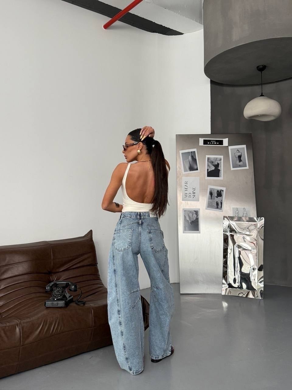 джинсы женские широкие,модные джинсы,джинсы широкие,серые джинсы широкие,крутые джинсы