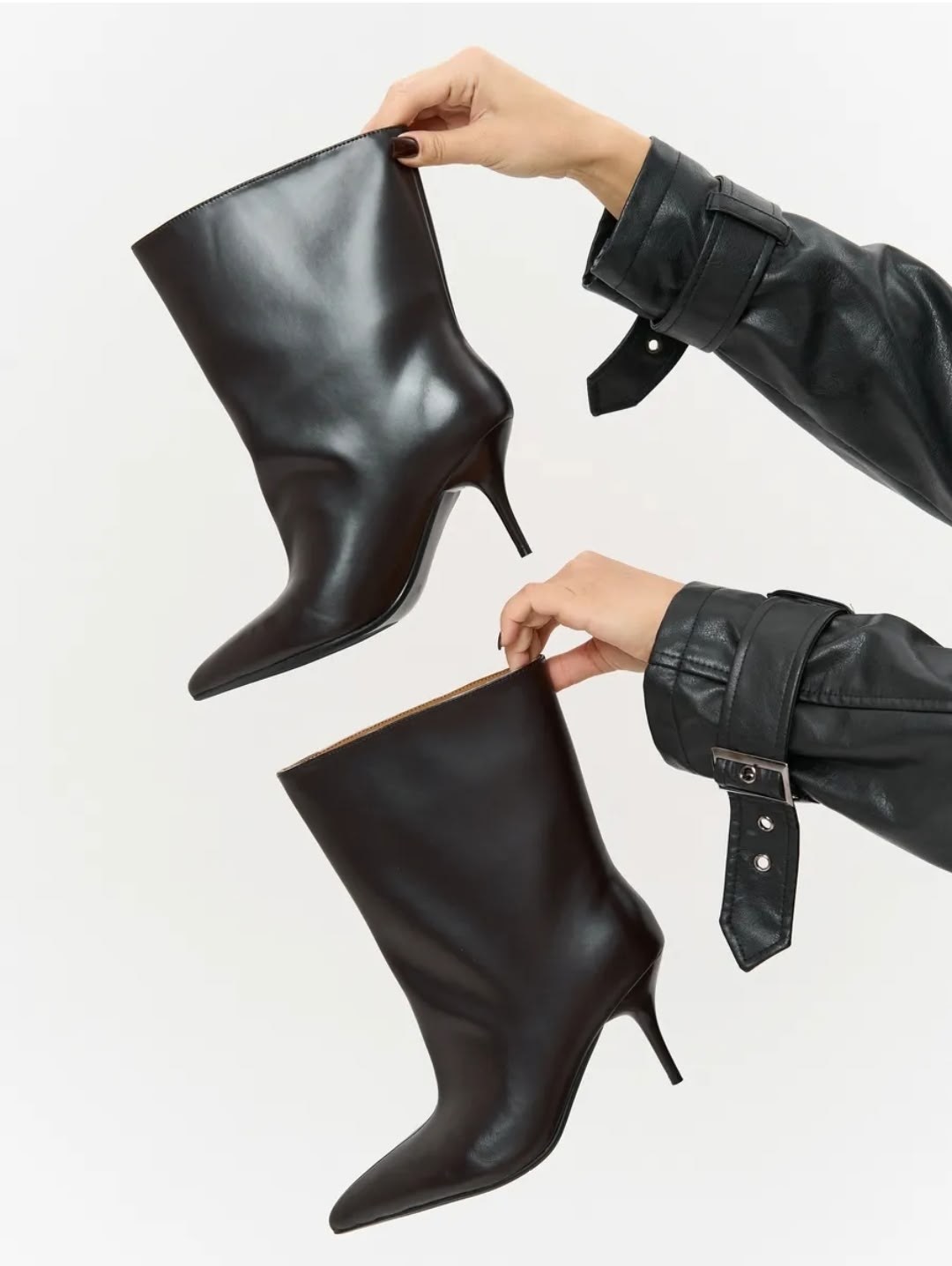 полусапоги трубы весенние на каблуке paris bacio 317223526,полусапоги,ботильоны женские,женские полусапоги,кожаные ботильоны