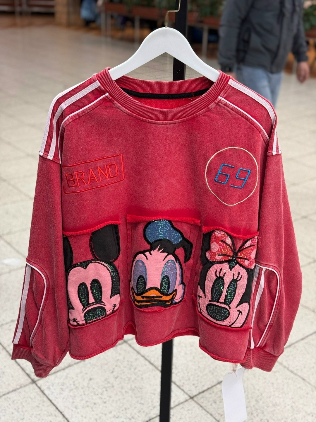свитшот женская,свитшот оверсайз с принтом "микки маус",свитшот для девочек,свитшот,свитшот для девушек