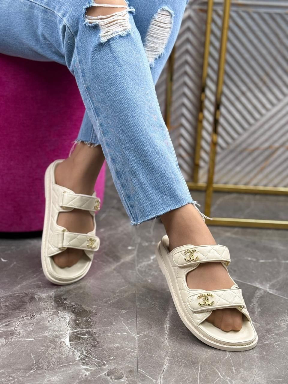 сандалии chanel,шлепанцы chanel,босоножки chanel,шанель сандалии бежевые,сандалии шанель