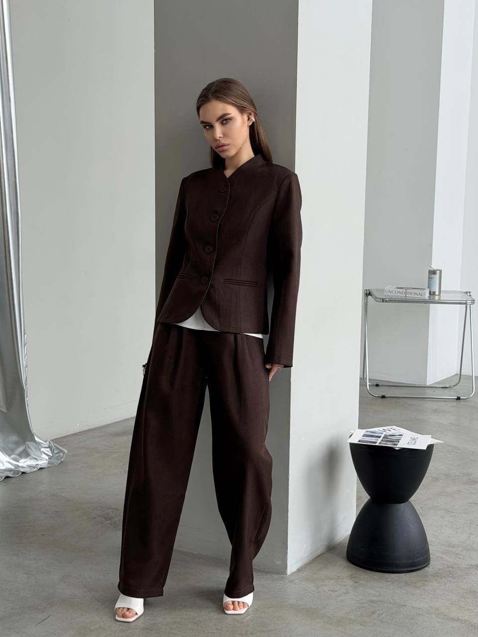 жакет для офиса,жакет,женские жакеты,пиджак жакет,коричневый пиджак