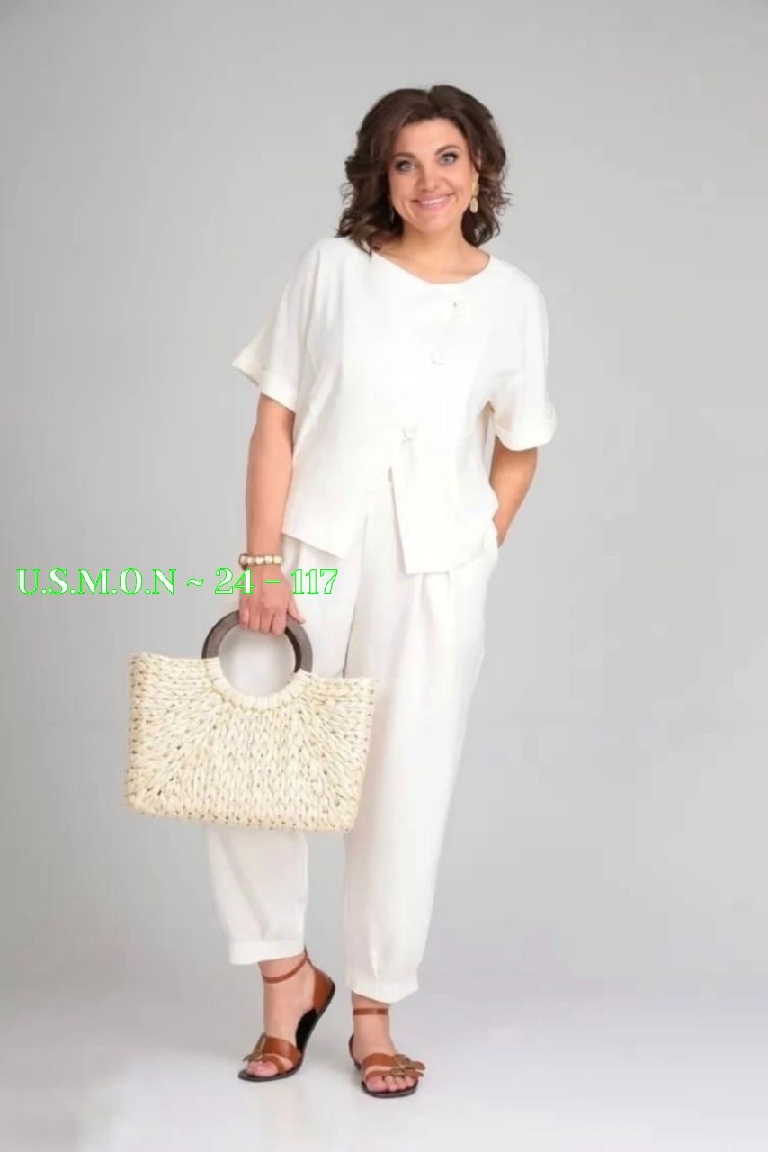 брючный костюм michel chic 1337/1 мохито,брючный костюм michel chic 1337 зеленый,летние брючные костюмы,костюм michel chic арт 1337 корич,брючный костюм michel chic 1337 зеленый двойка