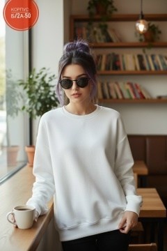 повседневный свитшот,свитшот женская,свитшот модный,свитшот женский белый,свитшот с длинными рукавами