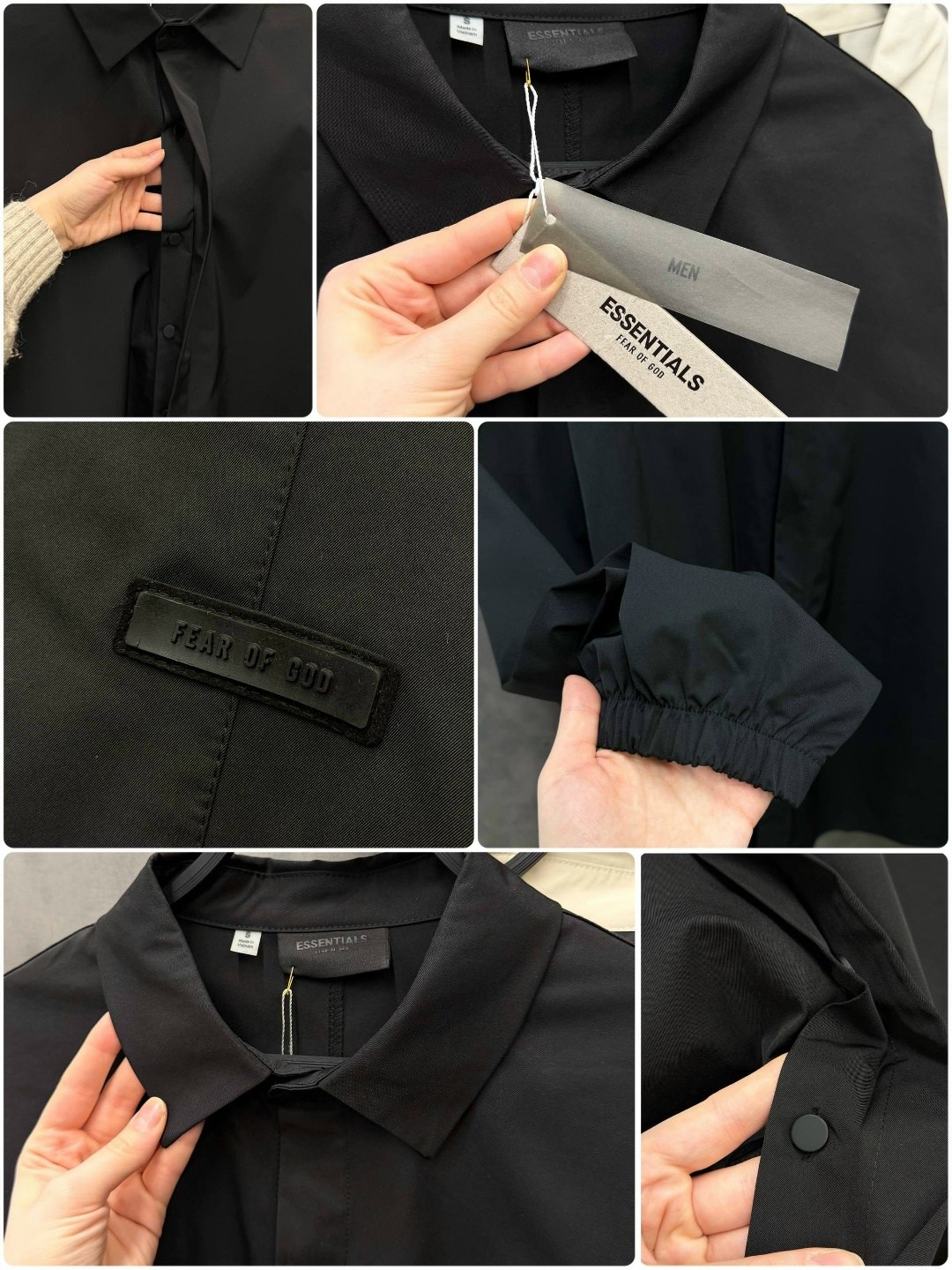 fear of god essentials,мужская мода,повседневная куртка,куртка свободного кроя,легкая куртка