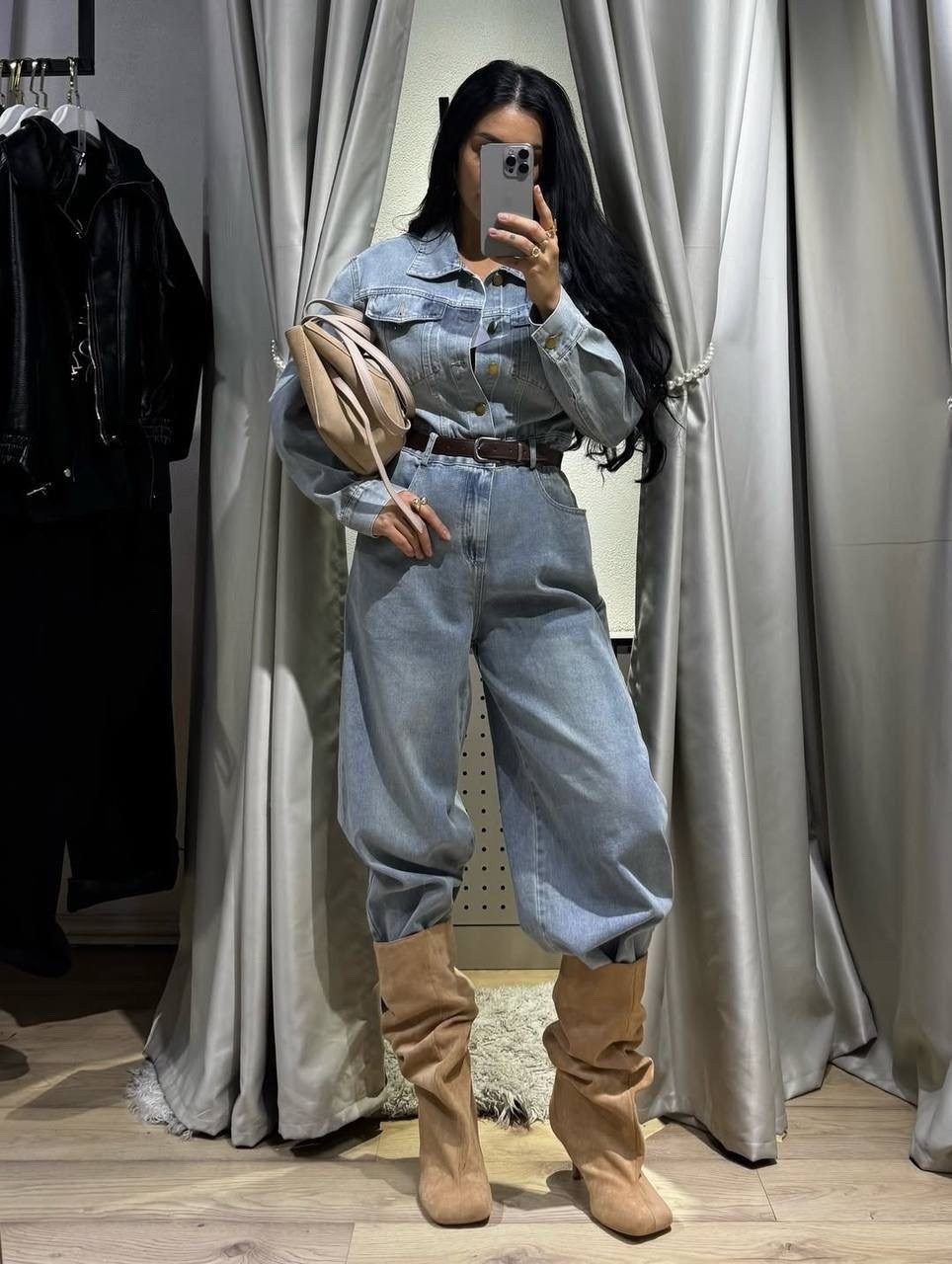 джинсовый женский комбинезон,джинсовый комбинезон,платье джинсовая,джинсовая мода