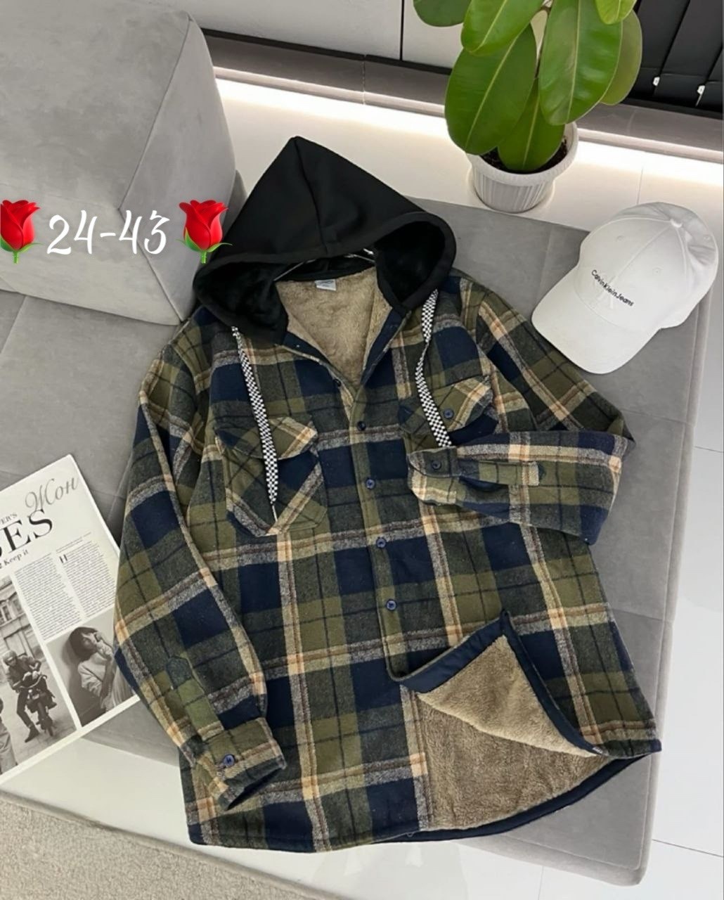 рубашка в клетку теплая с капюшоном,рубашка с капюшоном,рубашка теплая на флисе,рубашка в клетку с капюшоном,рубашка мужская с капюшоном