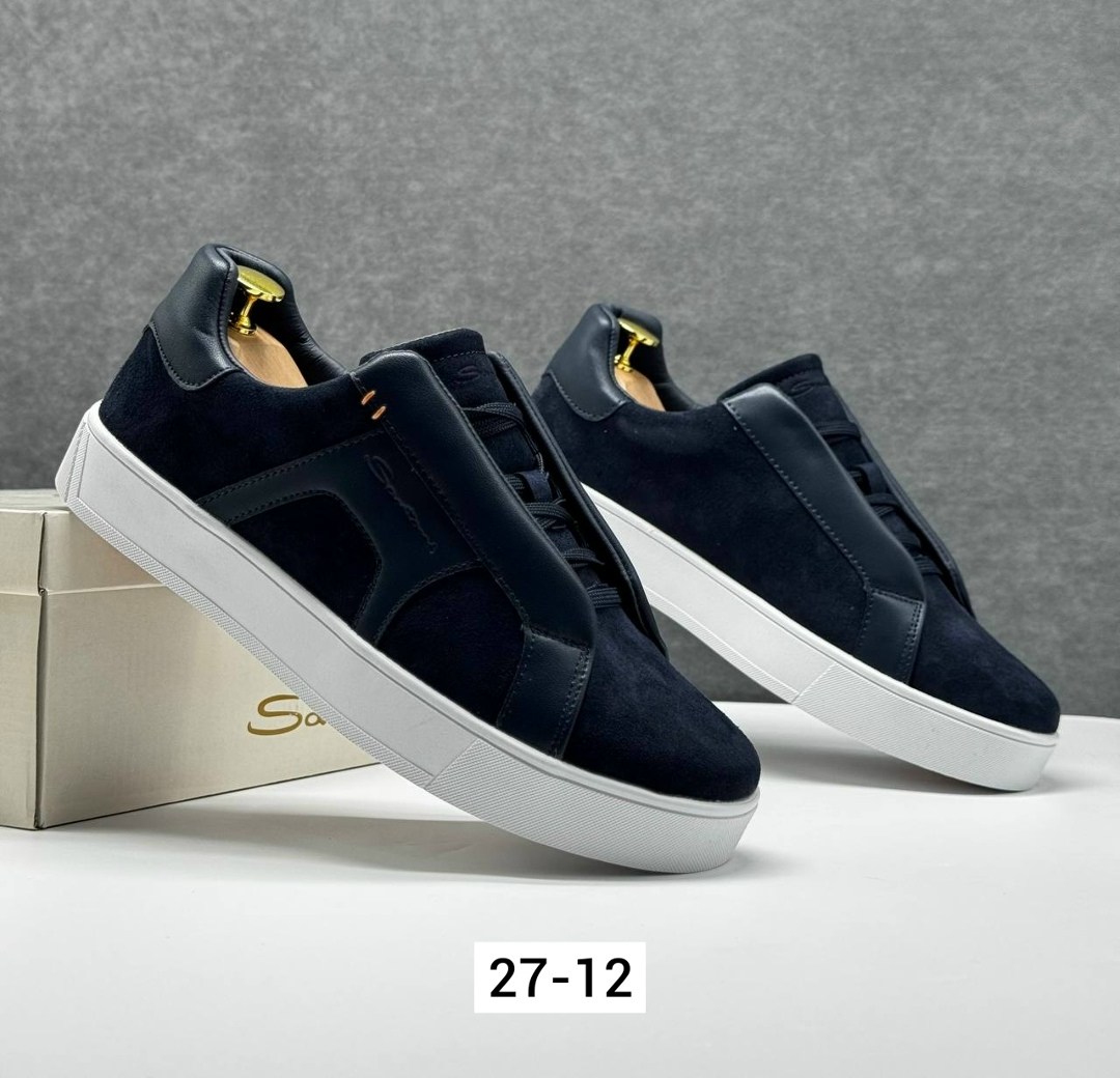 мужские кеды,,кеды мужские santoni,мужская ,кеды для мужчин замш