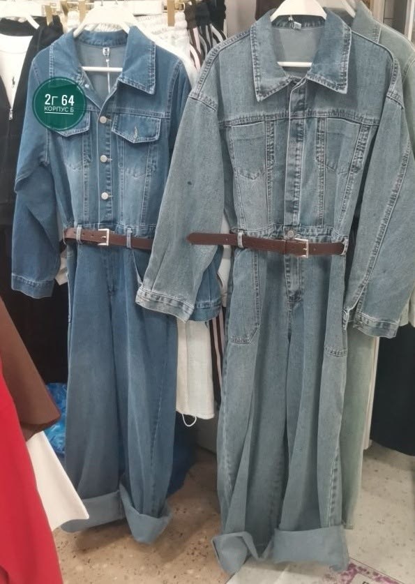 комбинезон джинс f412-14152 middle blue,комбинезон джинсовый,комбинезон женский джинсовый,женский комбинезон,комбинезон