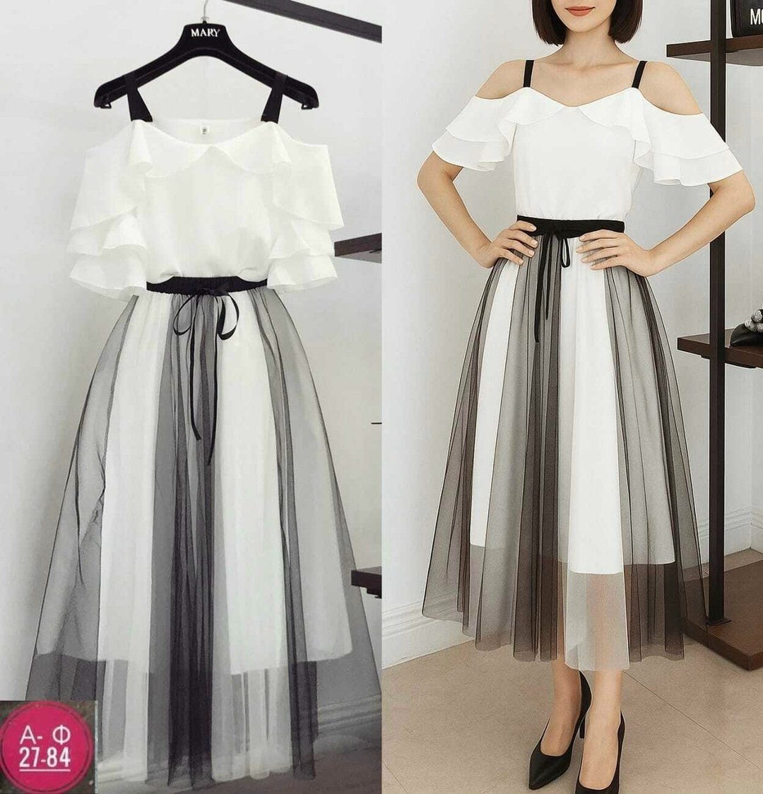 платье корейский стиль,платье стиль,юбка ткань лайт,нарядное платье,костюм с длинной юбкой