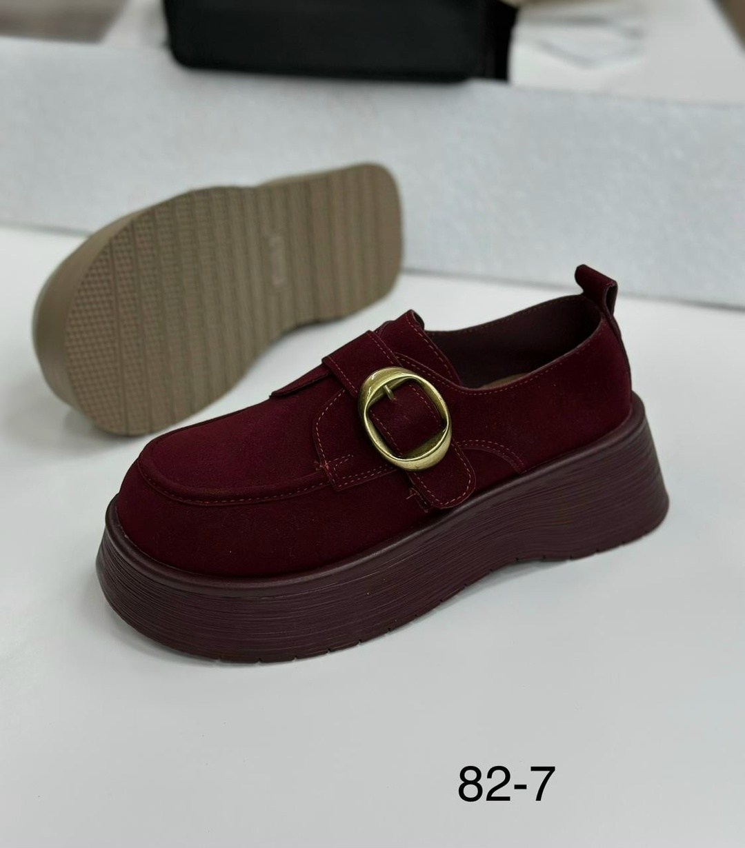 ,замшевые женские туфли-лоферы на платформе,женская ,лоферы на платформе, повседневные