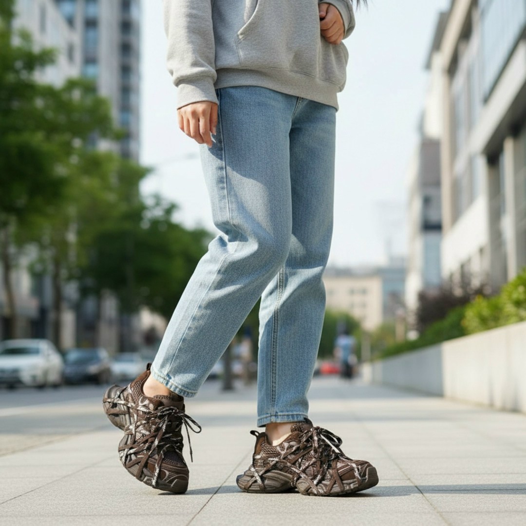 ,женские кроссовки,повседневные кроссовки,массивные кроссовки,черные кроссовки из текстиля от balenciaga