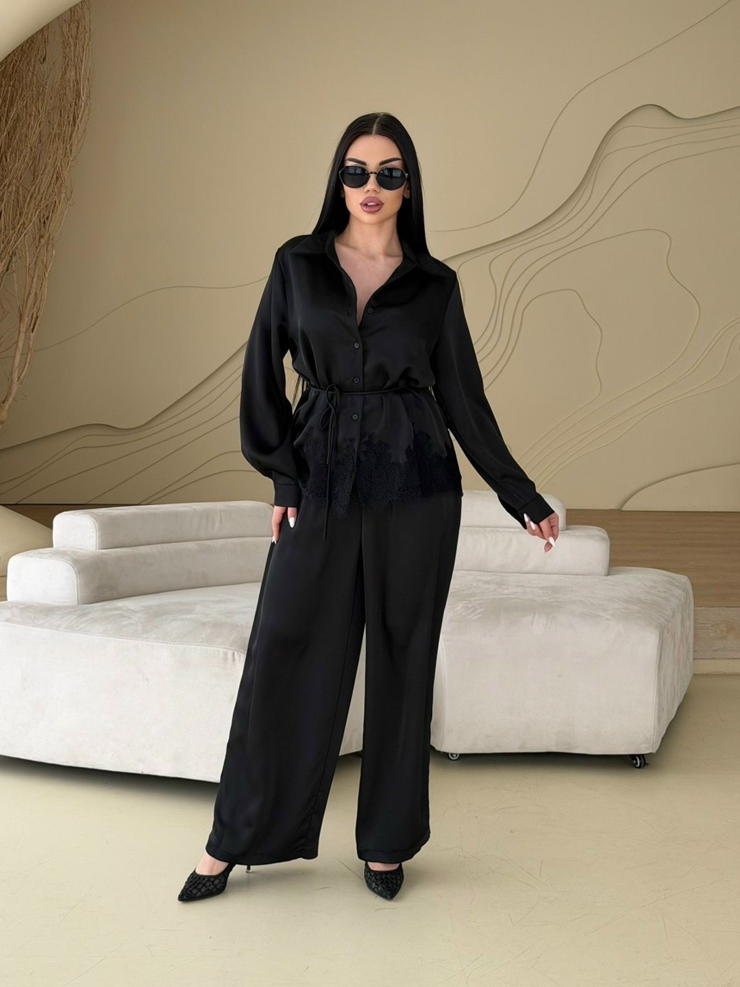 шелковый брючный костюм,брючный костюм,брючный атласный костюм,шелковый костюм,атласный костюм