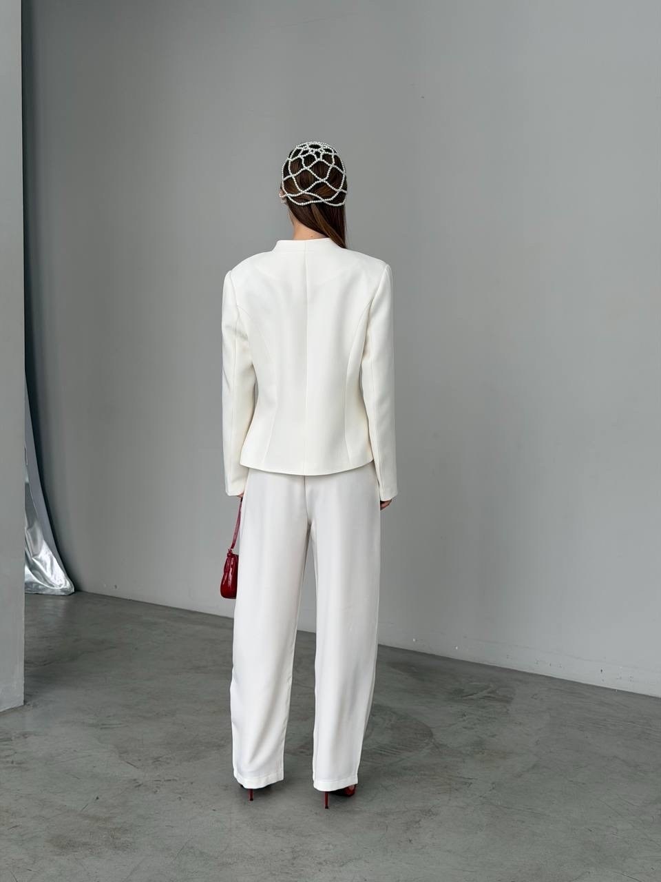 жакет helen birch j017 молочный,костюм брючный 1993 белый dilanavip,белый брючный костюм,брючный костюм,брючный костюм pirs 5026 белый