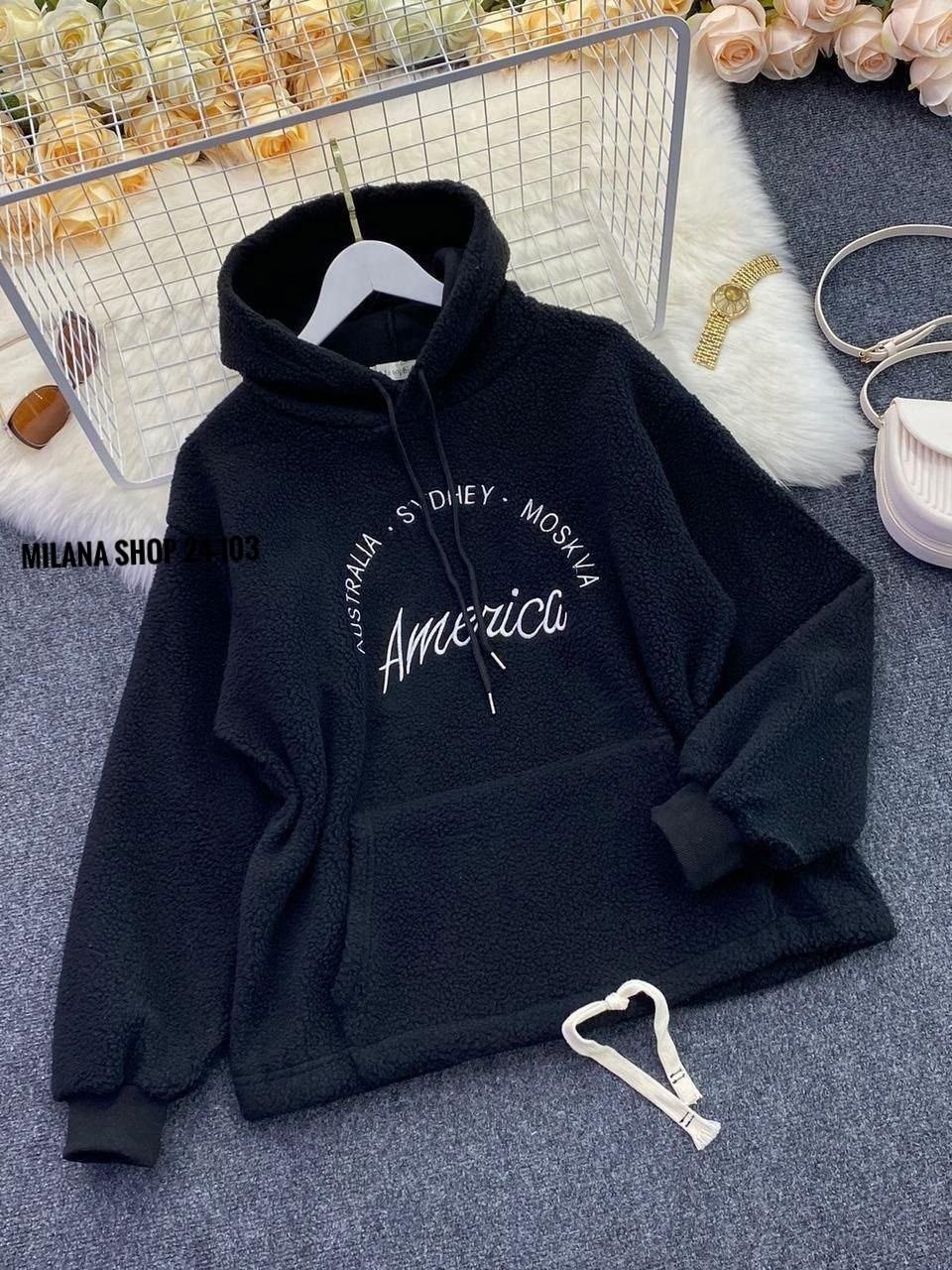 толстовка женская,женская кофта,плюшевое худи,толстовка барашка,толстовка ткань барашек женская кипри