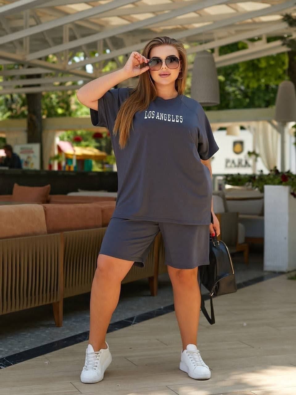 cпортивный костюм больших размеров,летний костюм свободного кроя, больших размеров,костюм свободного кроя,летний костюм больших размеров