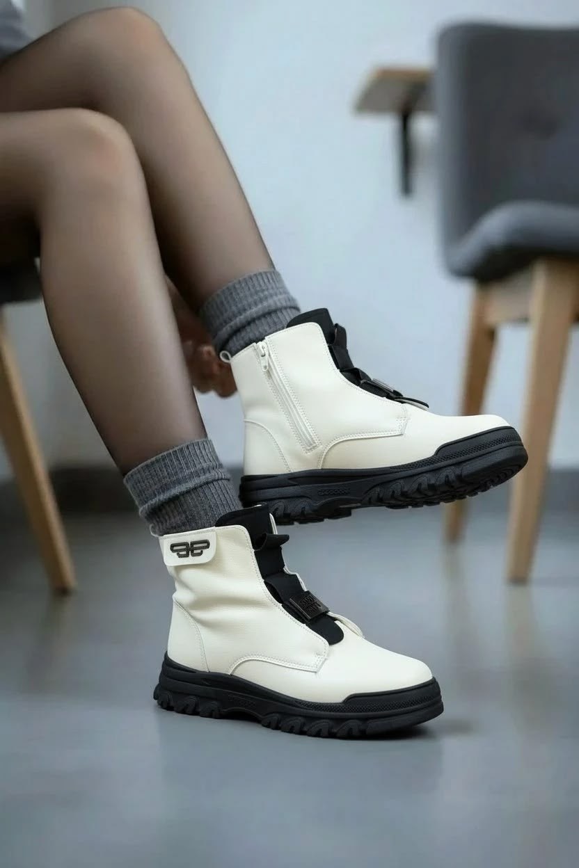 ,женские ботинки,женская ,модные полусапожки,ботинки бежевые