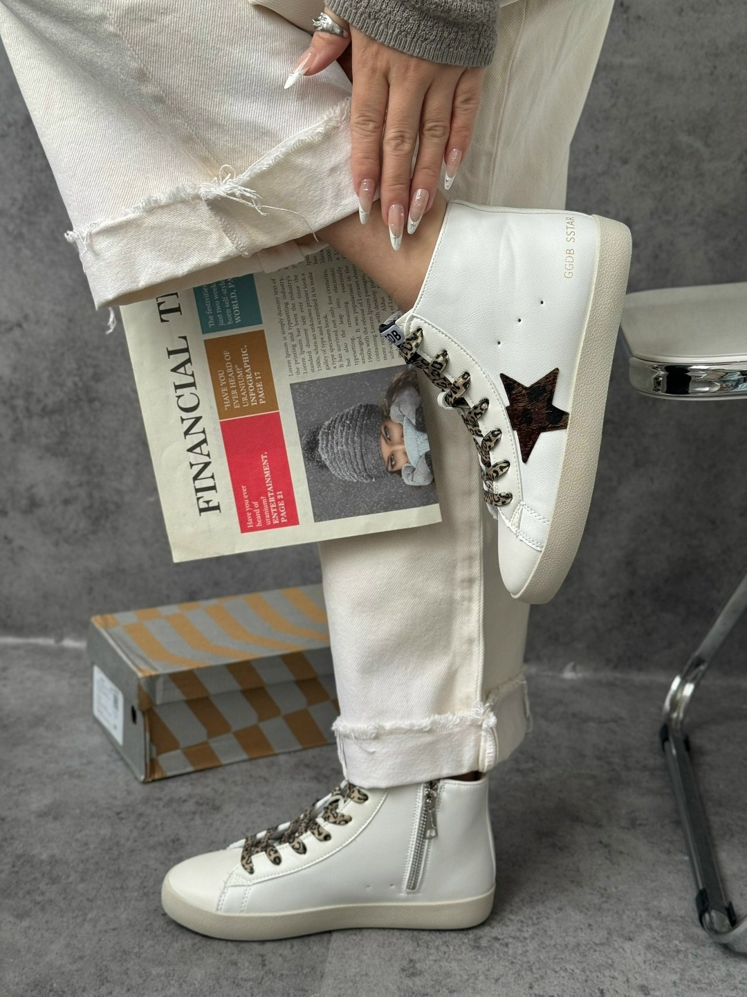 ,golden goose sneakers,golden goose высокие кеды с логотипом,кроссовки golden goose,кеды женские golden goose