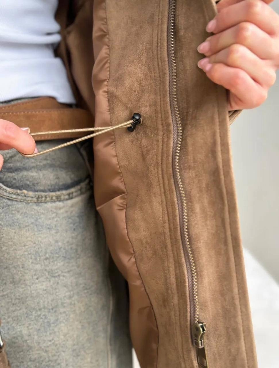 куртка рабочего тренд замшевая tinaria,куртка рабочего тренд замшевая tinaria 313880037,куртка замшевая с кожаным воротником,замшевая куртка,куртка из замши с кожаным воротником