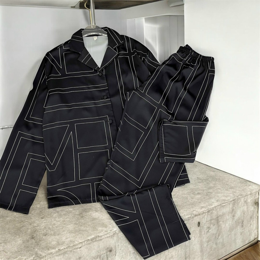 женская пижама с брюками,женская пижама,пижама женская sensis evita рубашка и брюки черный,пижама женская с брюками и рубашкой,женский костюм с брюками