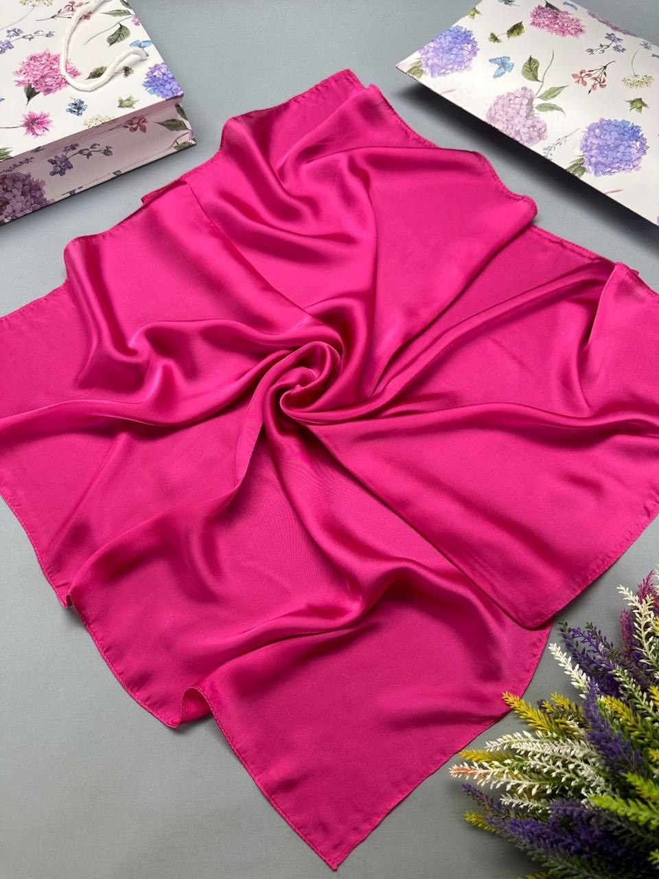 платки шелк,платок шелковый однотонный,платок шелковый,шелковый платок 100х100,однотонный женский платок