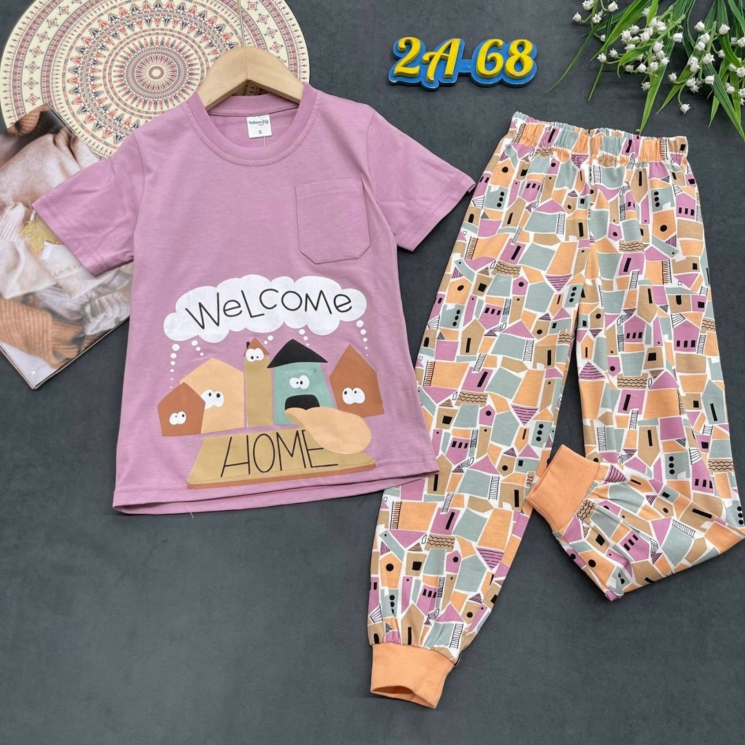 пижама для девочек,пижама детская,пижама детская для девочек с кроликами,пижама комплект,пижама