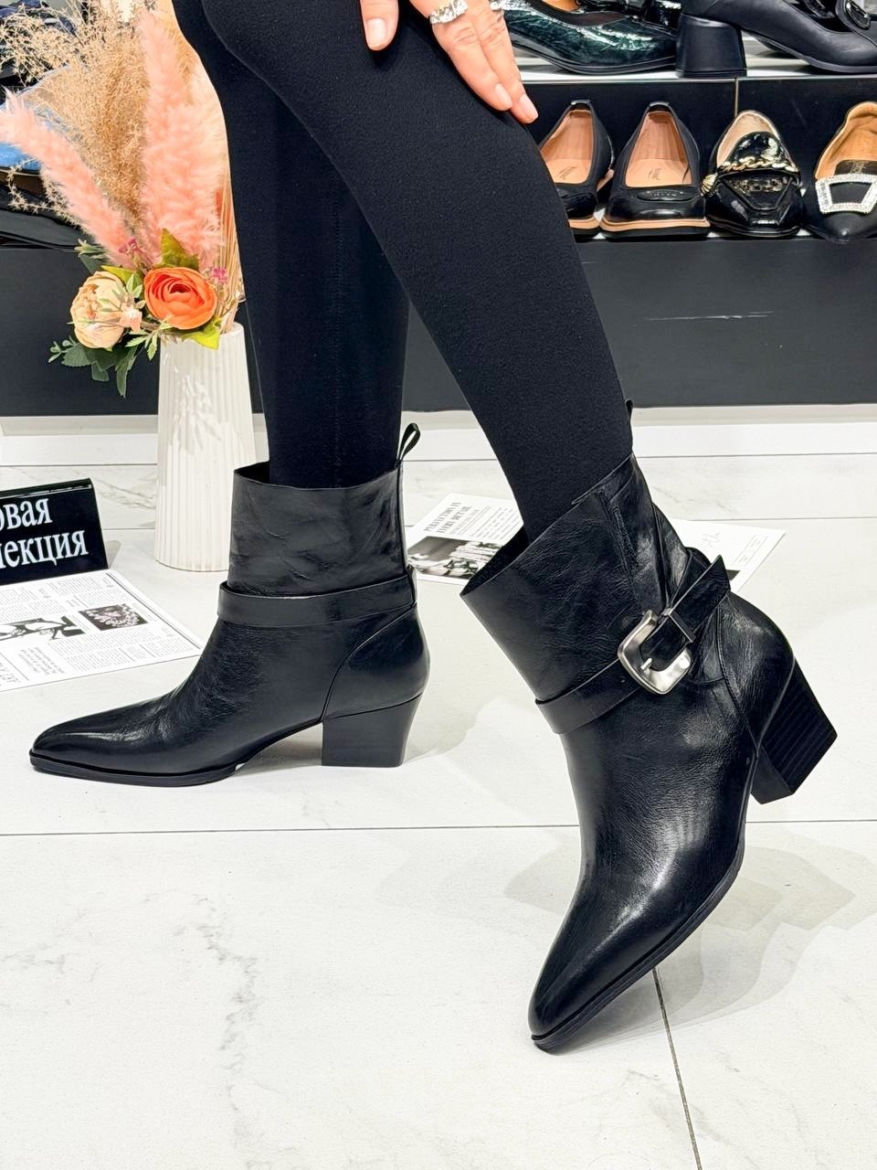 ,ботильоны казаки,ботильоны женские,полусапоги,казаки женские кожаные ботильоны