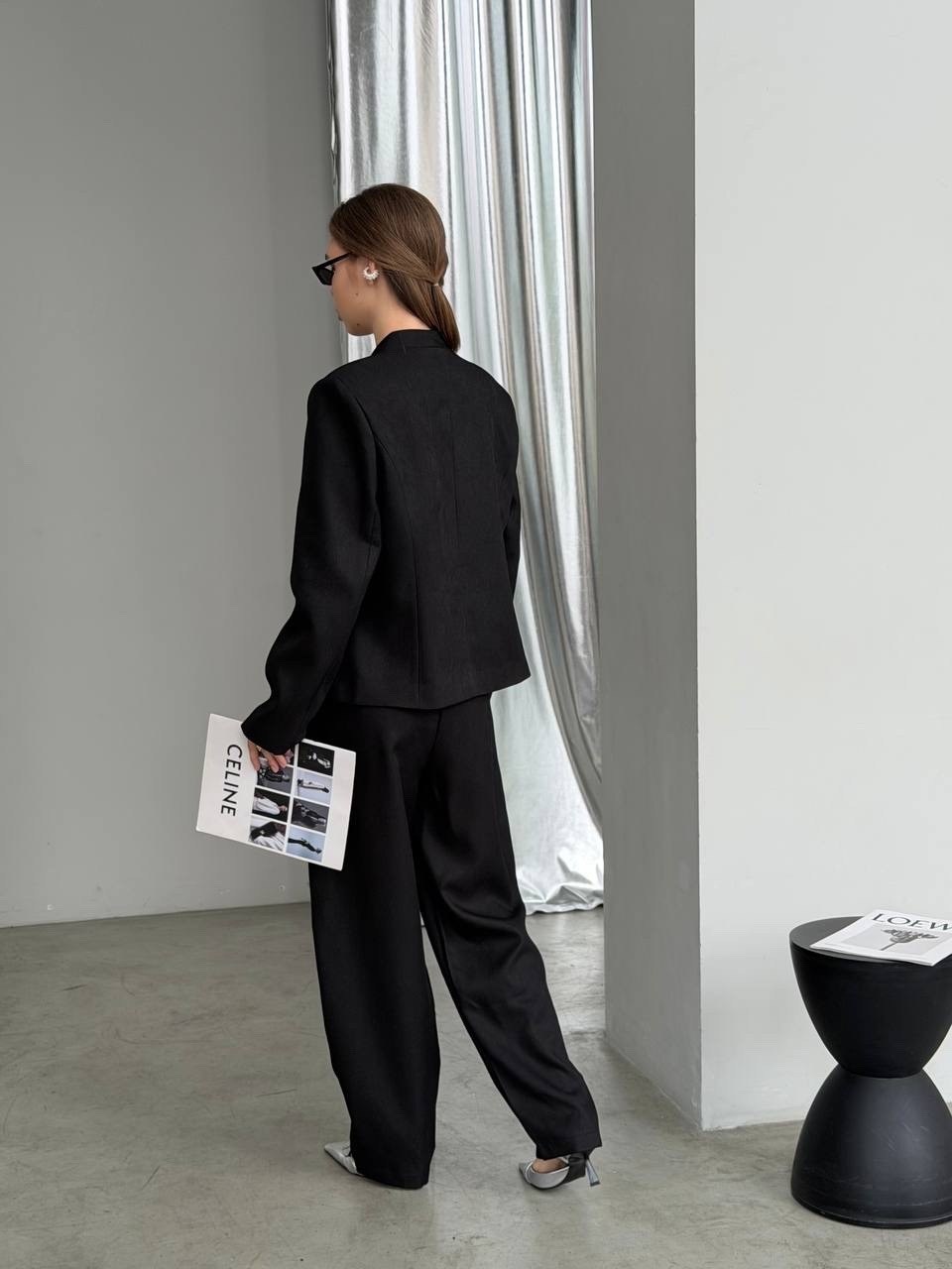 жакет черный,жакет,женские жакеты,женский брючный костюм,приталенный жакет