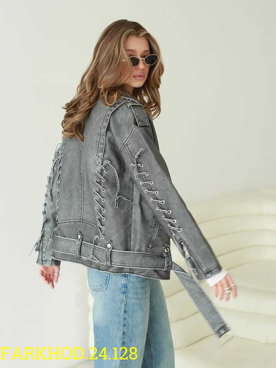 куртка косуха,кожаная куртка косуха,женская косуха,косуха серая,косуха женская куртка