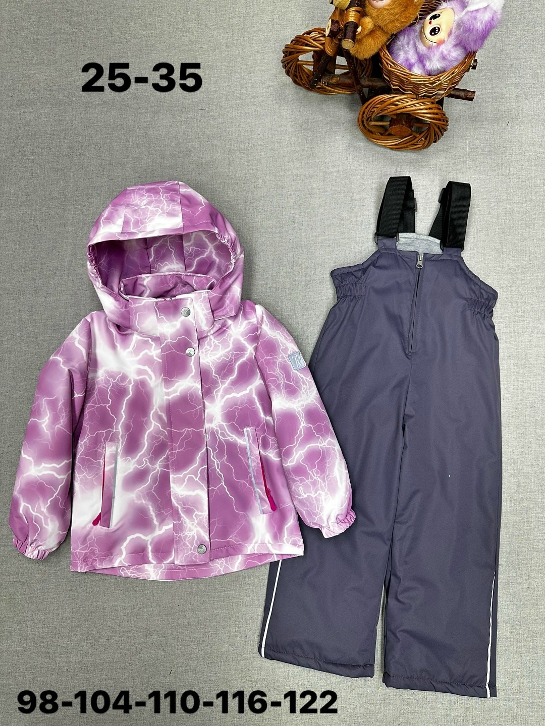 демисезонная одежда,комплект верхней одежды nikastyle размер 122,комплект демисезонный,комплект верхней одежды,зимний костюм для девочек