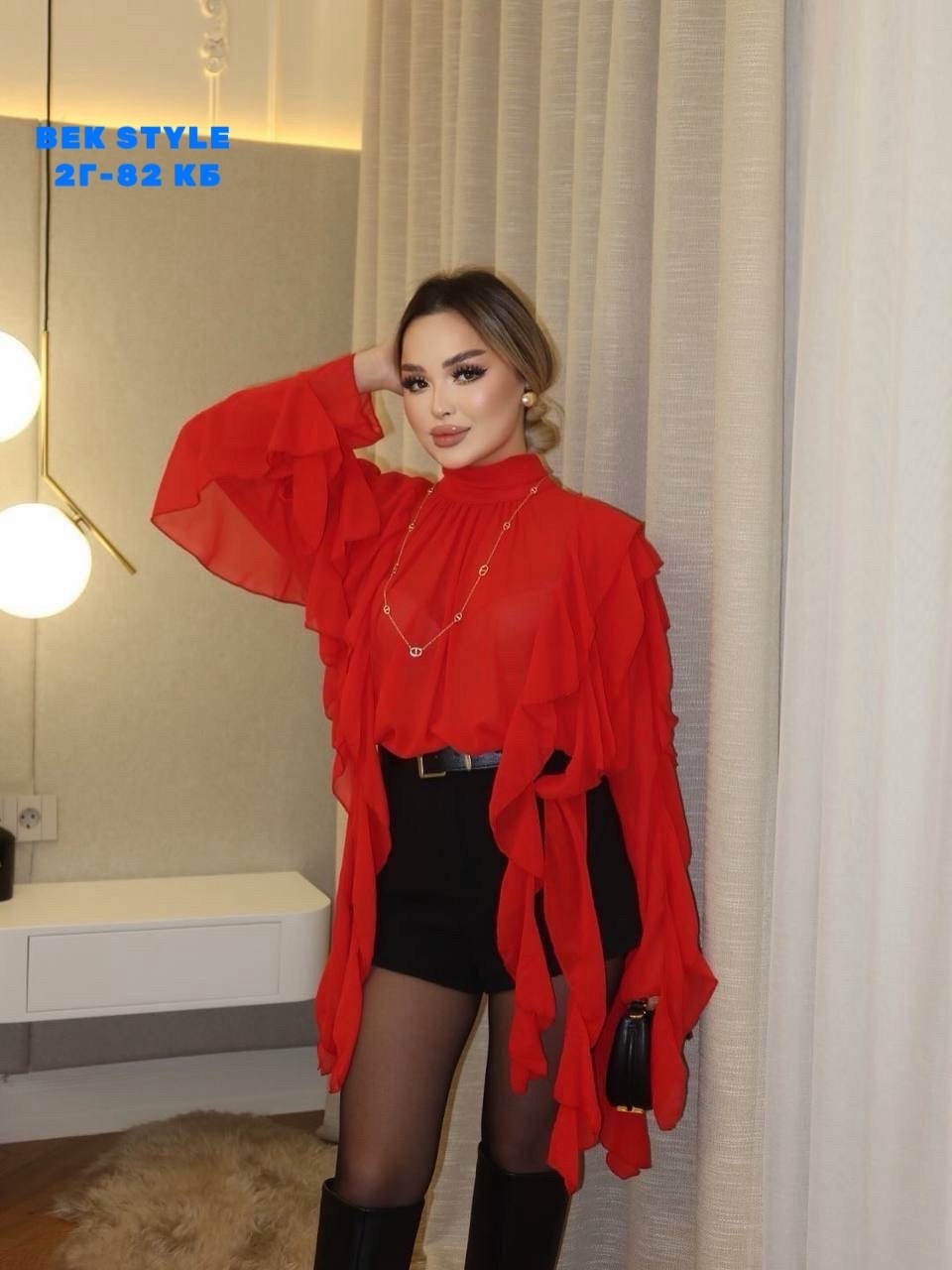 блузка с оборками,блузка,блузка с рукавами