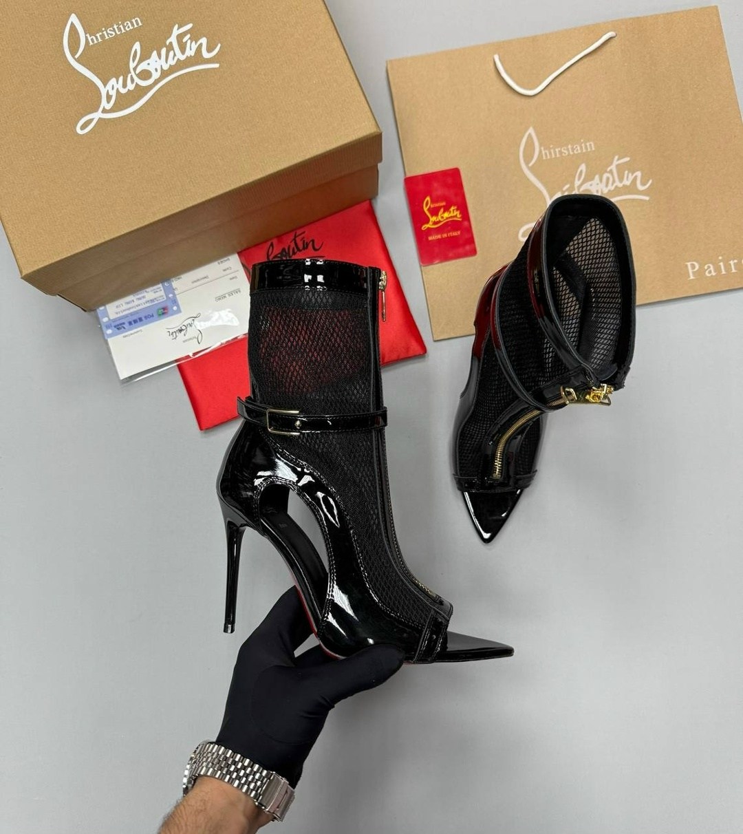 ботильоны christian louboutin (1409303),,сапоги christian louboutin,ботильоны christian louboutin,ботинки christian louboutin