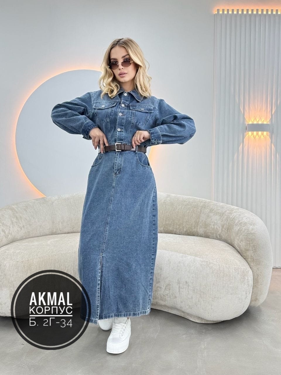 джинсовое платье,джинсовое платье миди,джинсовое платье-рубашка длины миди,джинсовое платье рубашка,джинсовое платье с длинными рукавами