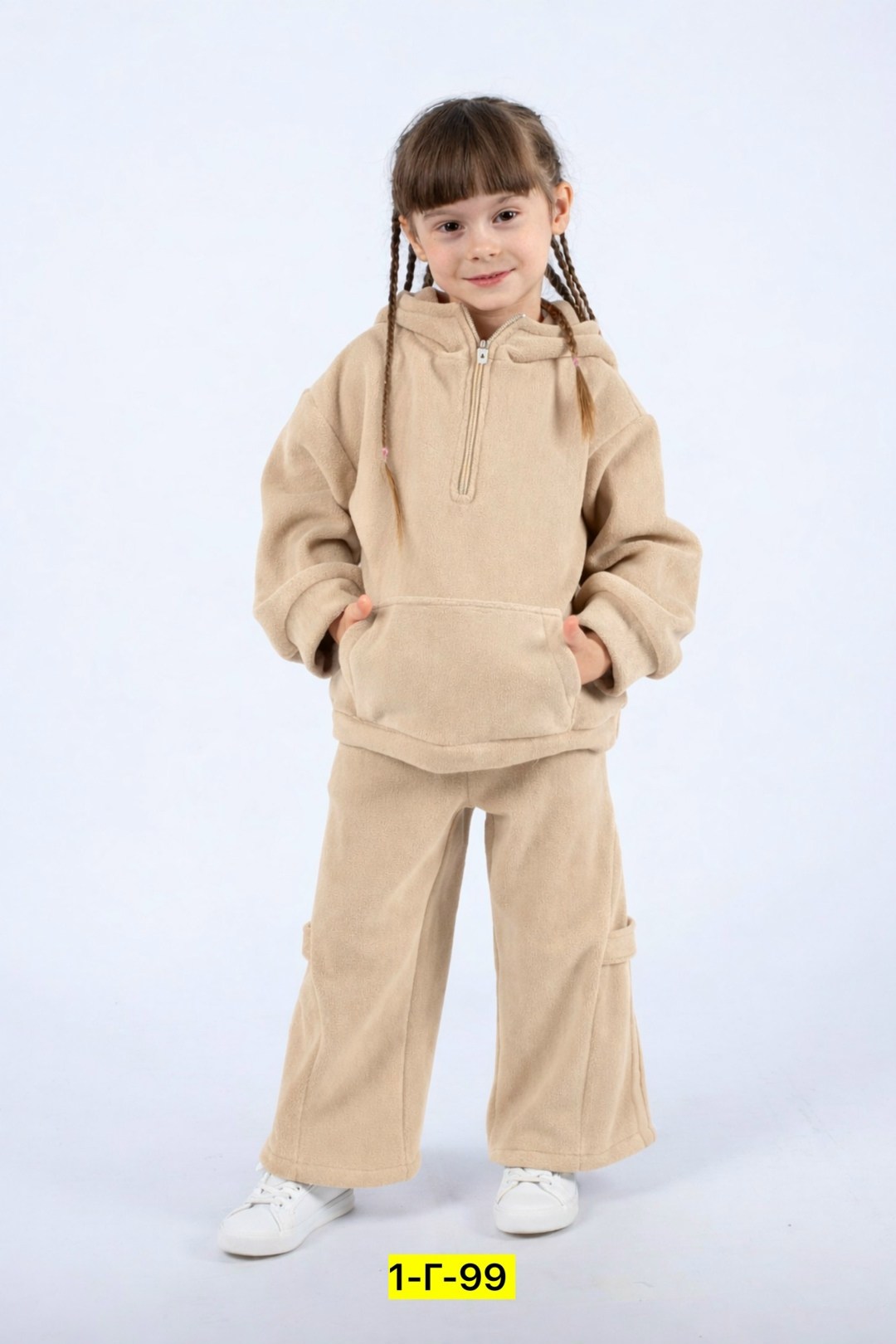 костюм флисовый спортивный поддева my little bil,флисовые костюмы,костюм бежевый,костюм флисовый,детский флисовый костюм