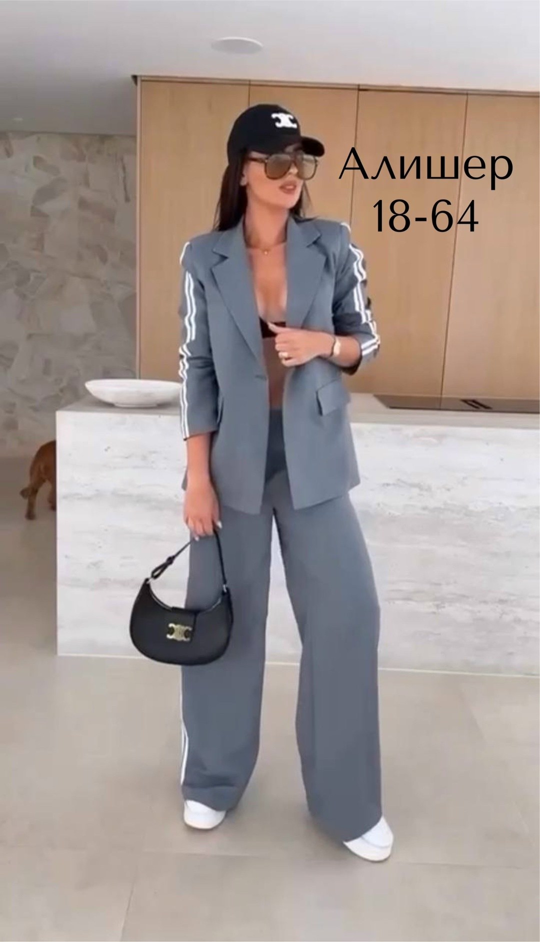 брючный костюм женский,костюм женский с полосками,костюм женский двойка пиджак с брюками,костюм женский с полосками: пиджак с длинными рукавами+брюки, серый,костюм двойка в сером цвете