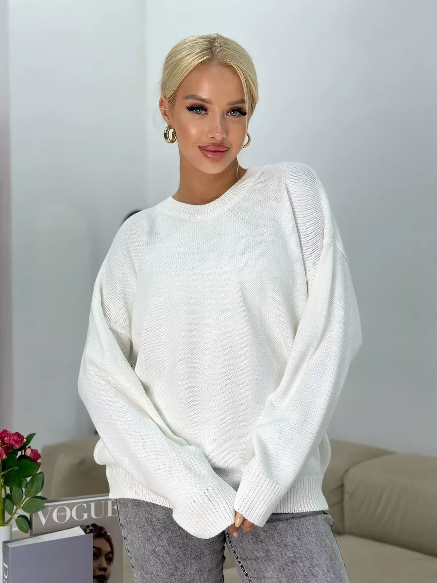 свитер вязаный повседневный,бежевый свитер вязаный,свитер вязаный повседневный gh fashion,вязаные свитера женские,свитера вязаные