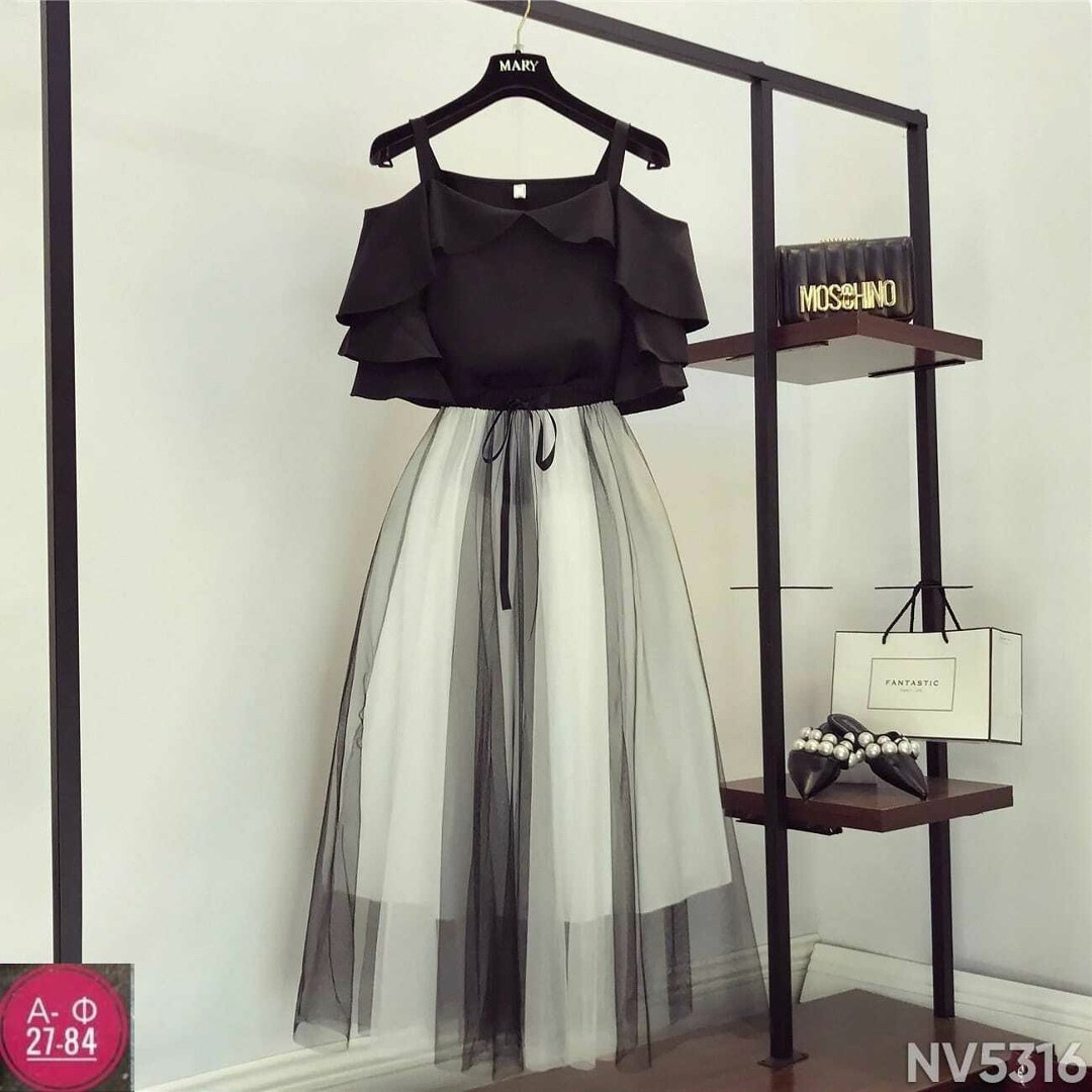 платье корейский стиль,платье стиль,юбка ткань лайт,нарядное платье,костюм с длинной юбкой