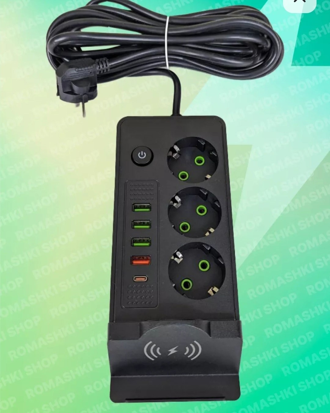удлинитель сетевой фильтр,удлинитель сетевой фильтр с беспроводной зарядкой с usb,удлинитель сетевой фильтр с usb,сетевой удлинитель,сетевой фильтр