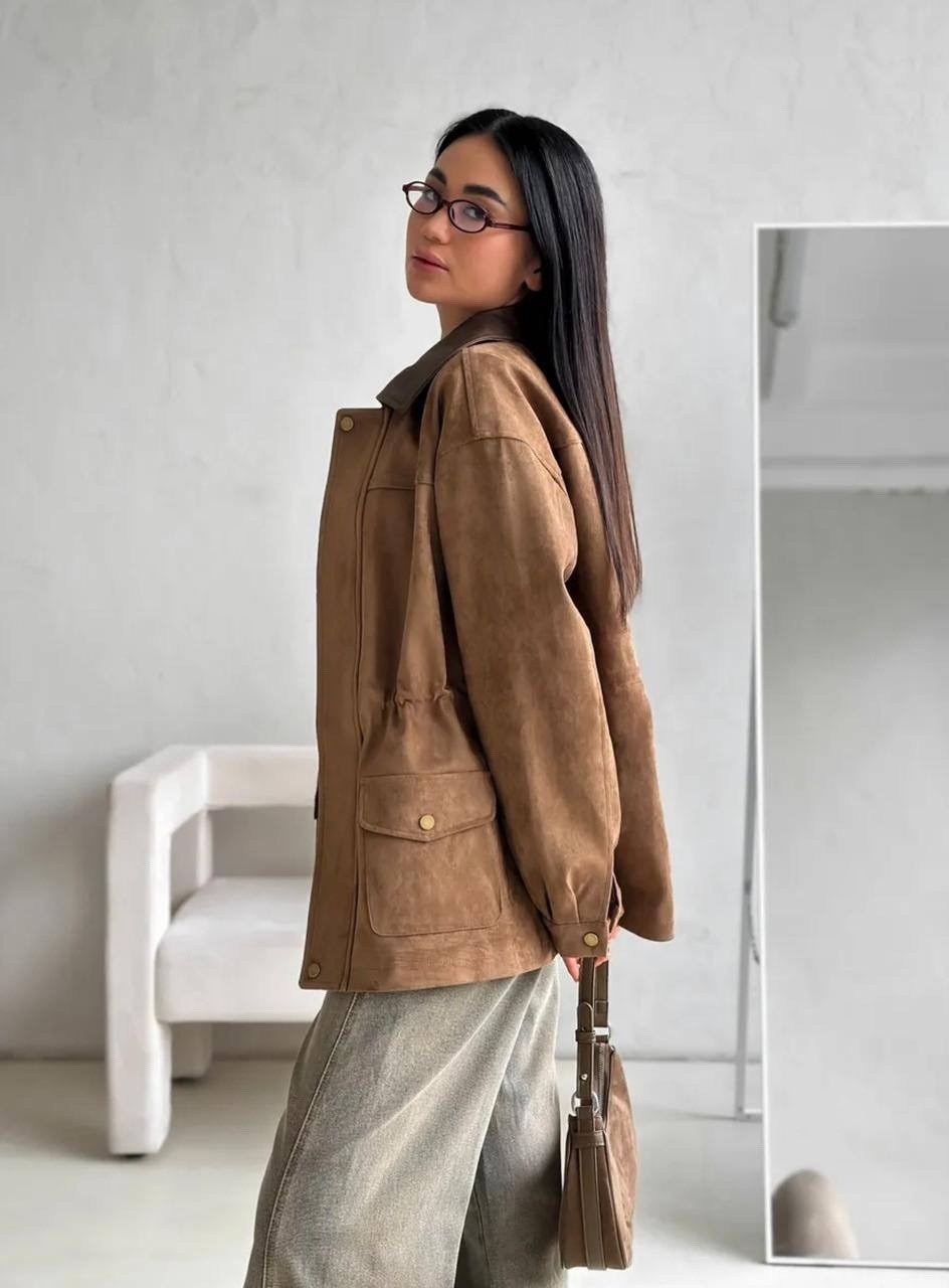 куртка из замши,куртка замшевая женская,куртка рабочего тренд замшевая tinaria 313880037,замшевая куртка,куртка из экозамши