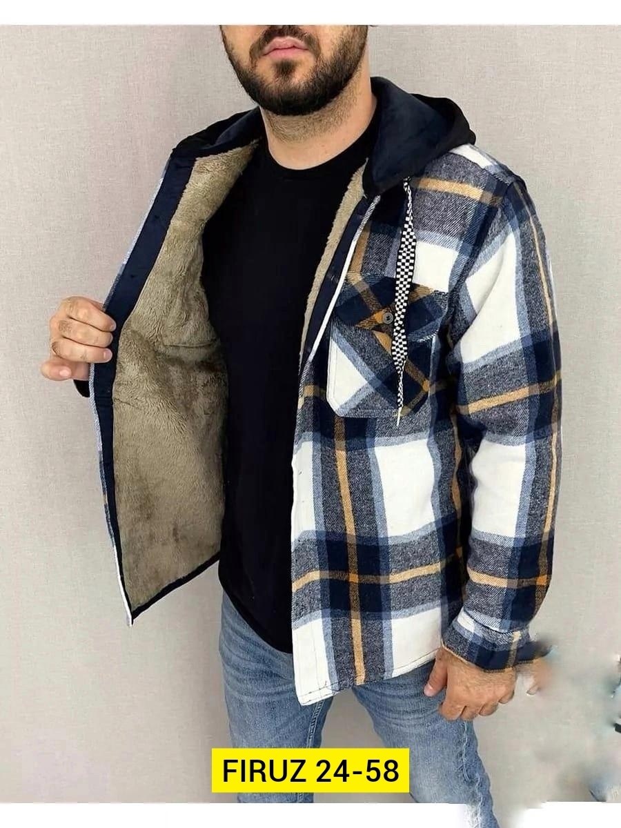 рубашка мужская с капюшоном,рубашка на меху с капюшоном,рубашка с капюшоном,рубашка теплая на флисе,куртка рубашка на меху мужская