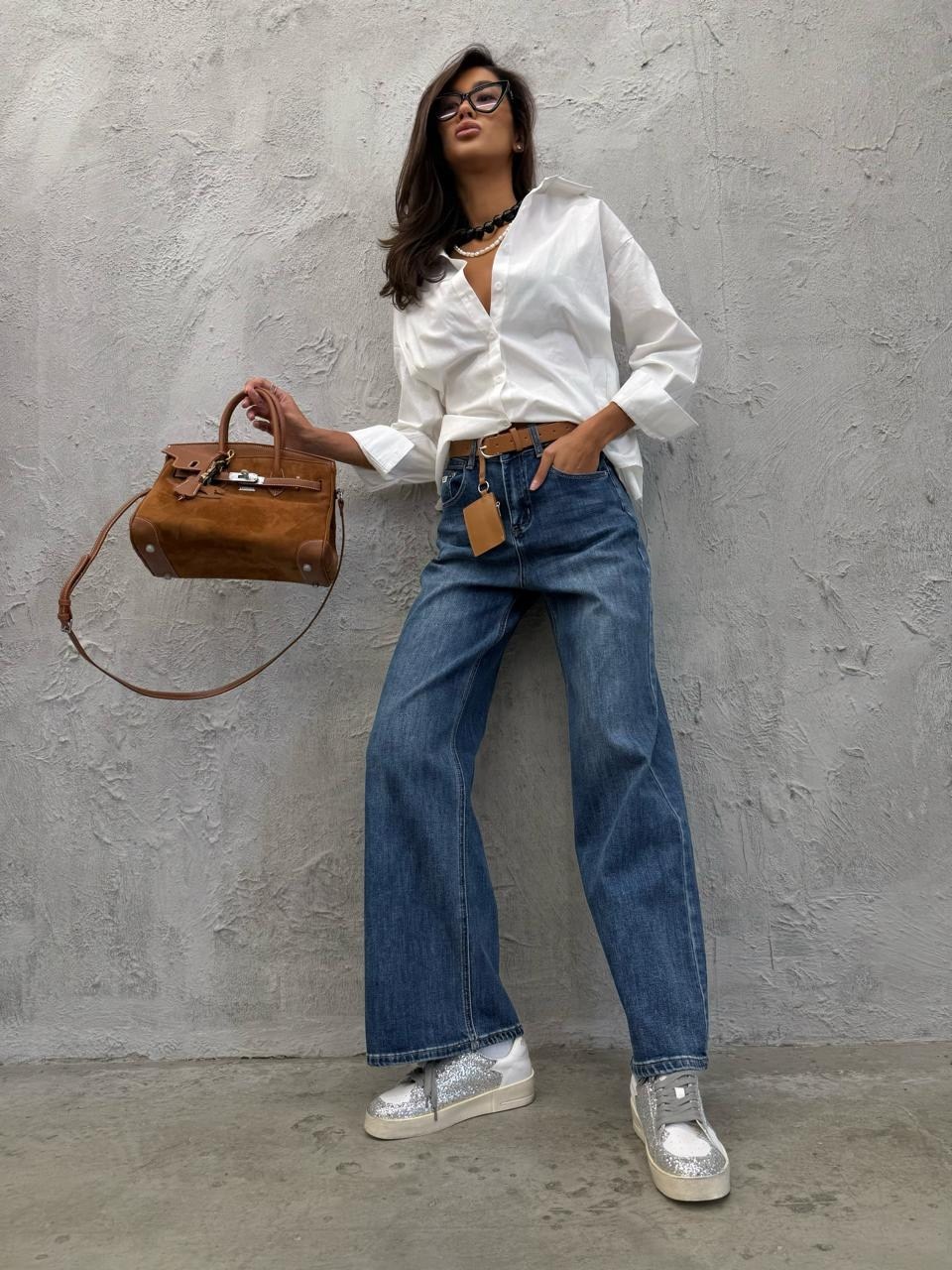 рубашка с джинсами,модный стиль,джинсы модные,широкие джинсы,образ с джинсами палаццо
