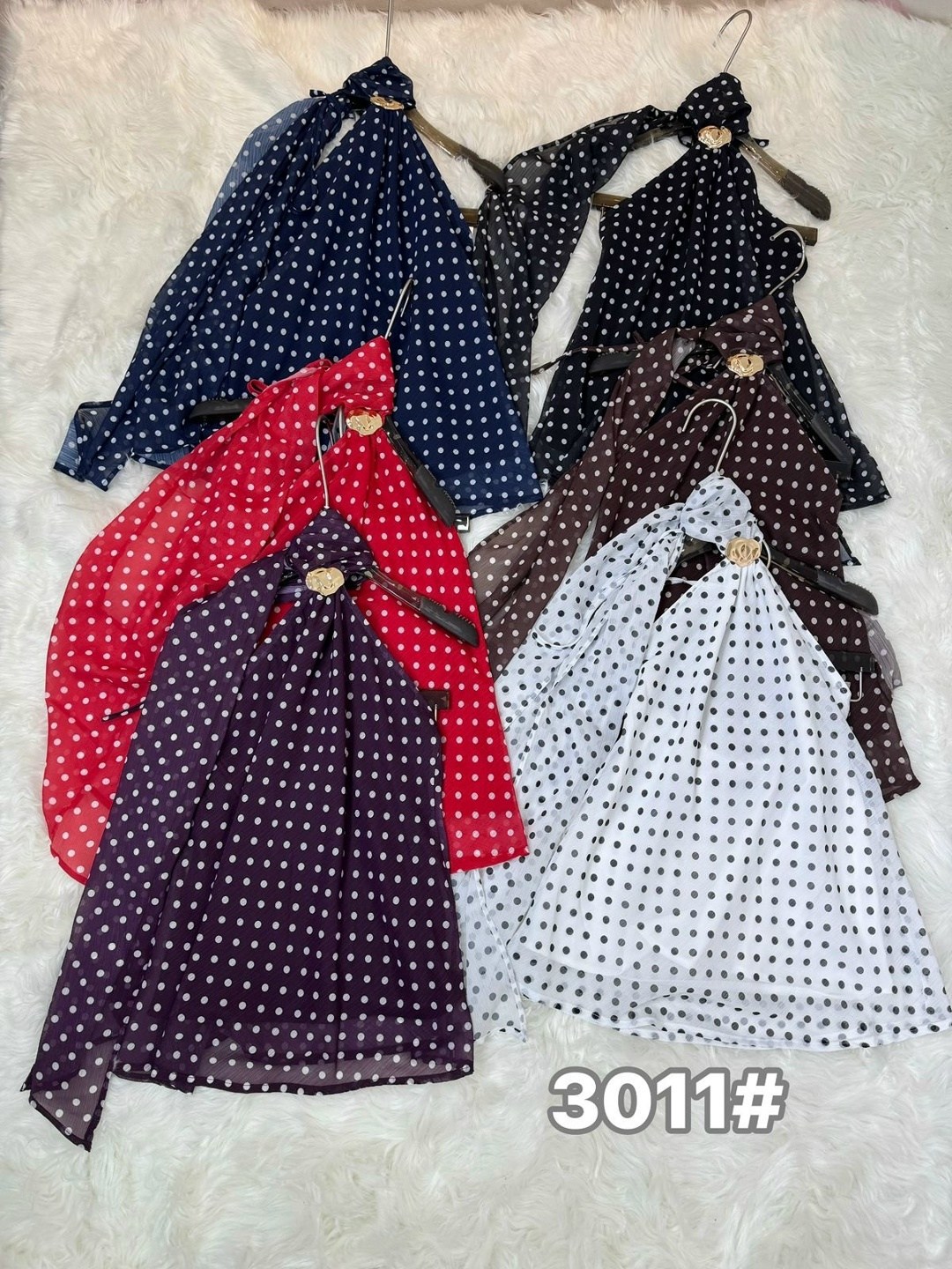 банты в горошек,резинка для волос в горошек,резинка платок для волос,шарфы для женщин,шарф в горошек