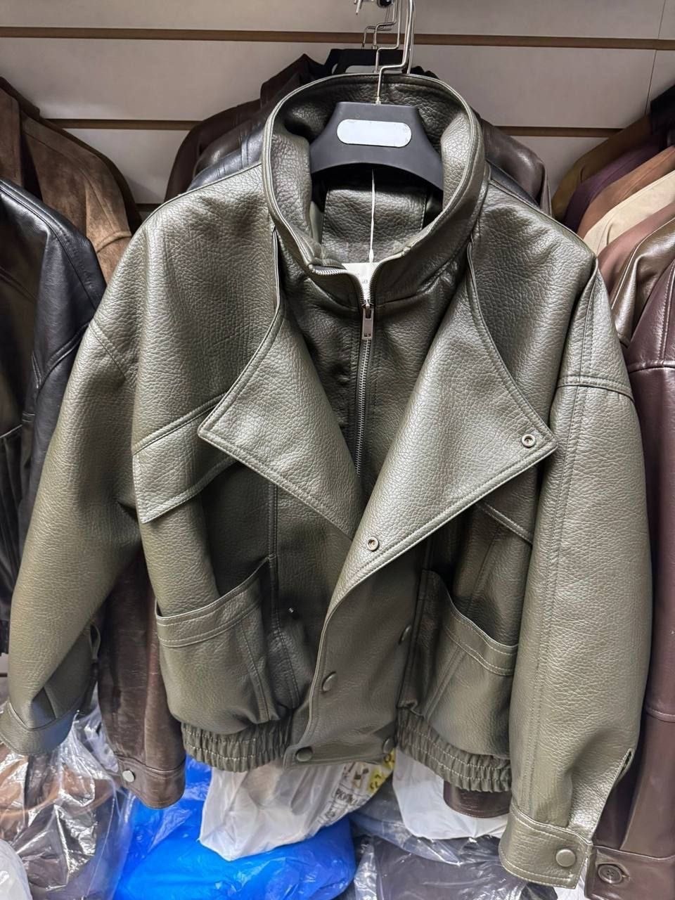 косуха куртка,косуха кожаная серая винтажная куртка оверсайз mony,женская кожаная куртка,куртка косуха женская,куртка кожаная