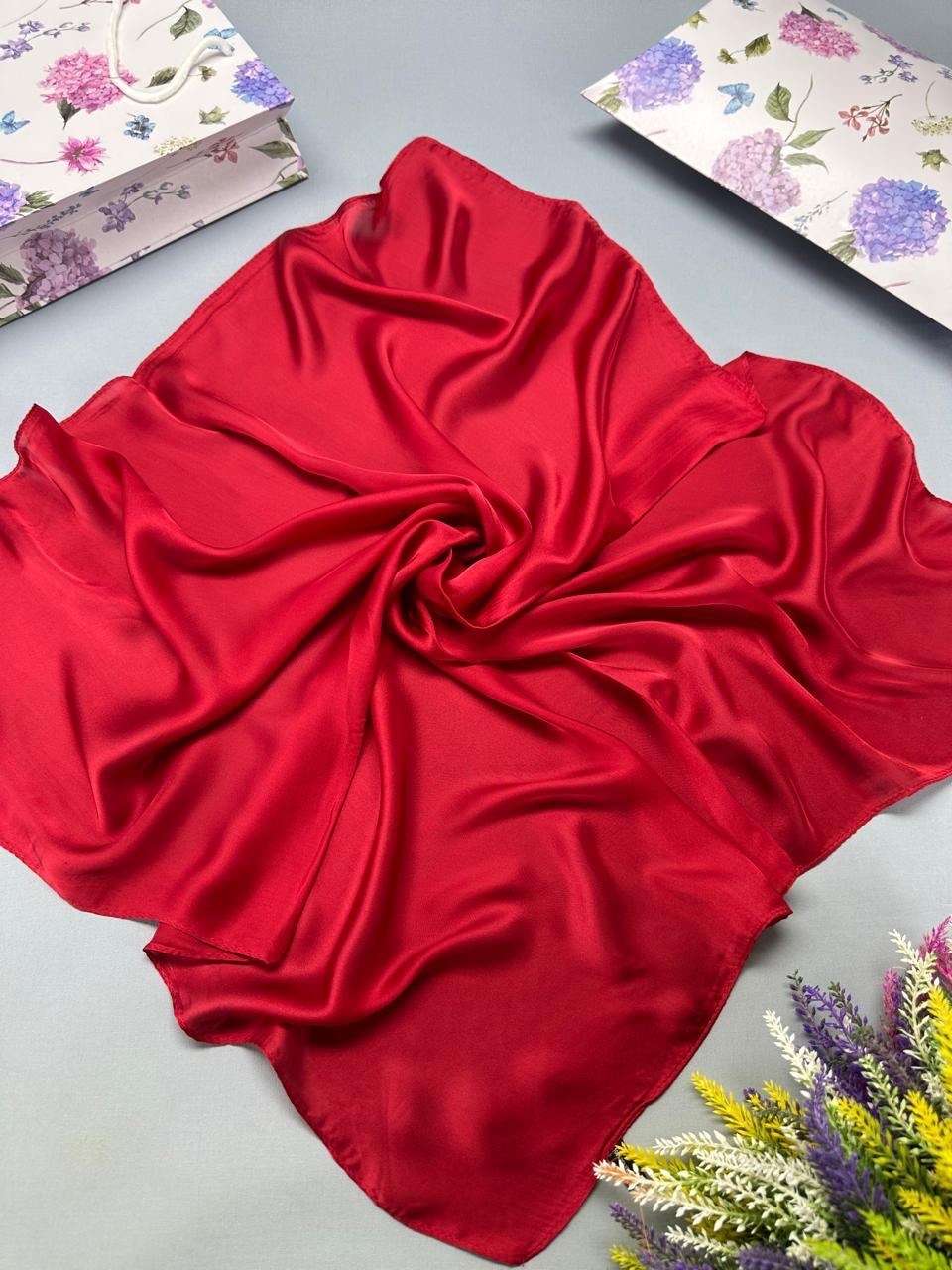 платки шелк,платок шелковый однотонный,платок шелковый,шелковый платок 100х100,однотонный женский платок