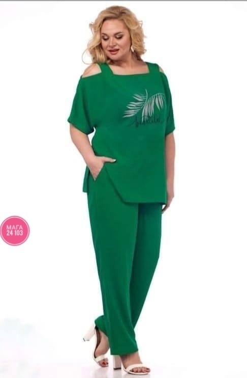 летний брючный костюм,брючный костюм к8499,костюм двойка женский летний брючный,женские костюмы больших размеров,костюм трикотаж