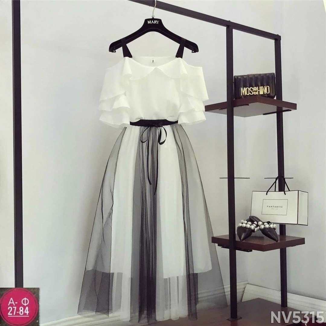 платье корейский стиль,платье стиль,юбка ткань лайт,нарядное платье,костюм с длинной юбкой