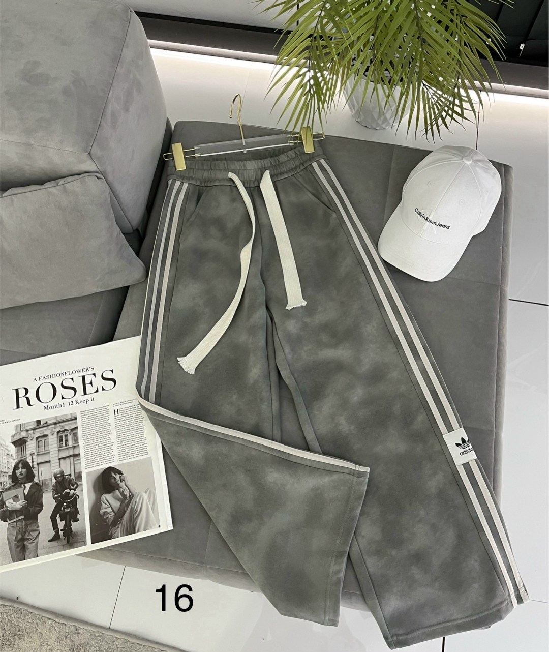 брюки широкие велюровые с высокой посадкой banvanshop,брюки штаны,повседневные брюки,штаны женские,брюки трикотажные