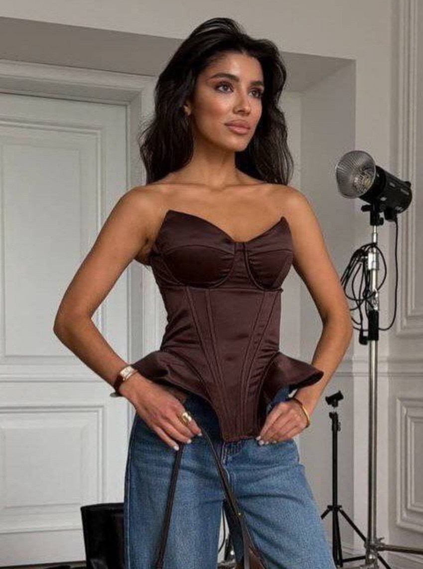 корсетный топ,топ корсет,корсет атласный,блузка с корсетом,корсет женский топ